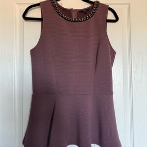 RW&Co embellished peplum top